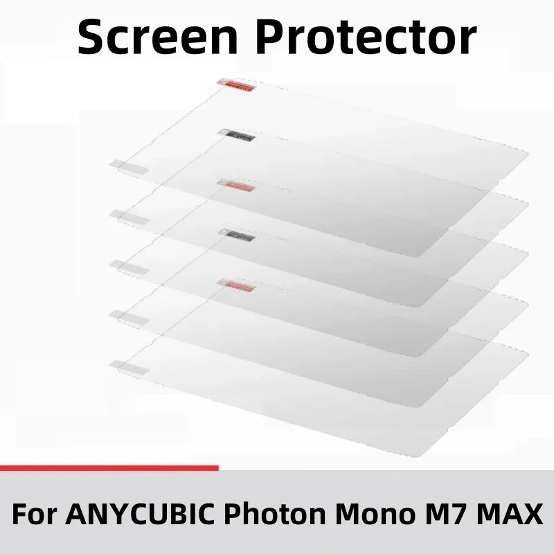 5pcs ป้องกันหน้าจอสําหรับ Anycubic Photon mono M7 Max 13.6 นิ้ว LCD เรซิ่น 3D เครื่องพิมพ์ Anti Scra