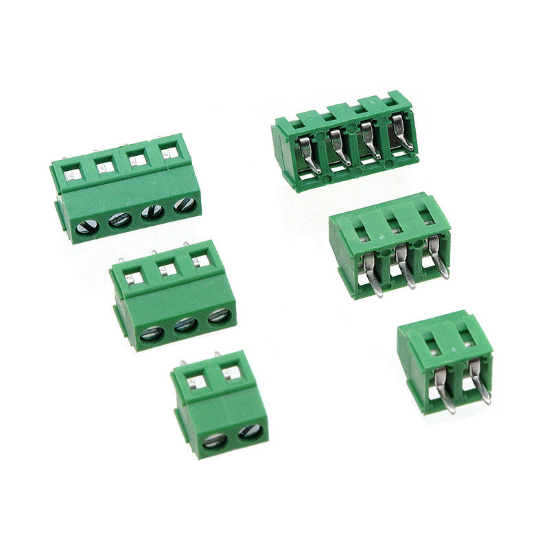 Terminal สกรูประเภท PCB Terminal DC/KF128-2P/3/4P สามารถ Spliced 3.81MM Pitch 10A300V