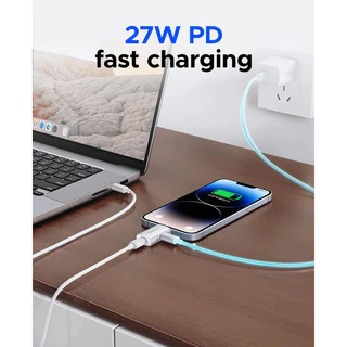 ORICO USB-C OTG Adapter (การชาร์จ 27W/ข้อมูล/เสียง) เข้ากันได้กับ iPhone, iPad, AirPods, แท็บเล็ต