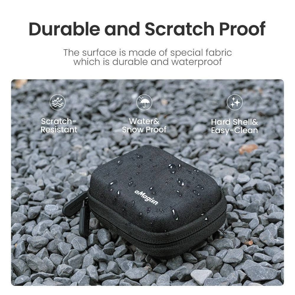 HOLIZZY กล้อง Mini Body Bag, ป้องกันกันกระแทก, แบบพกพาน้ําหนักเบา Organizer สําหรับ Insta360 GO Ultra อุปกรณ์เสริมสําหรับกล้อง thumbnail 4