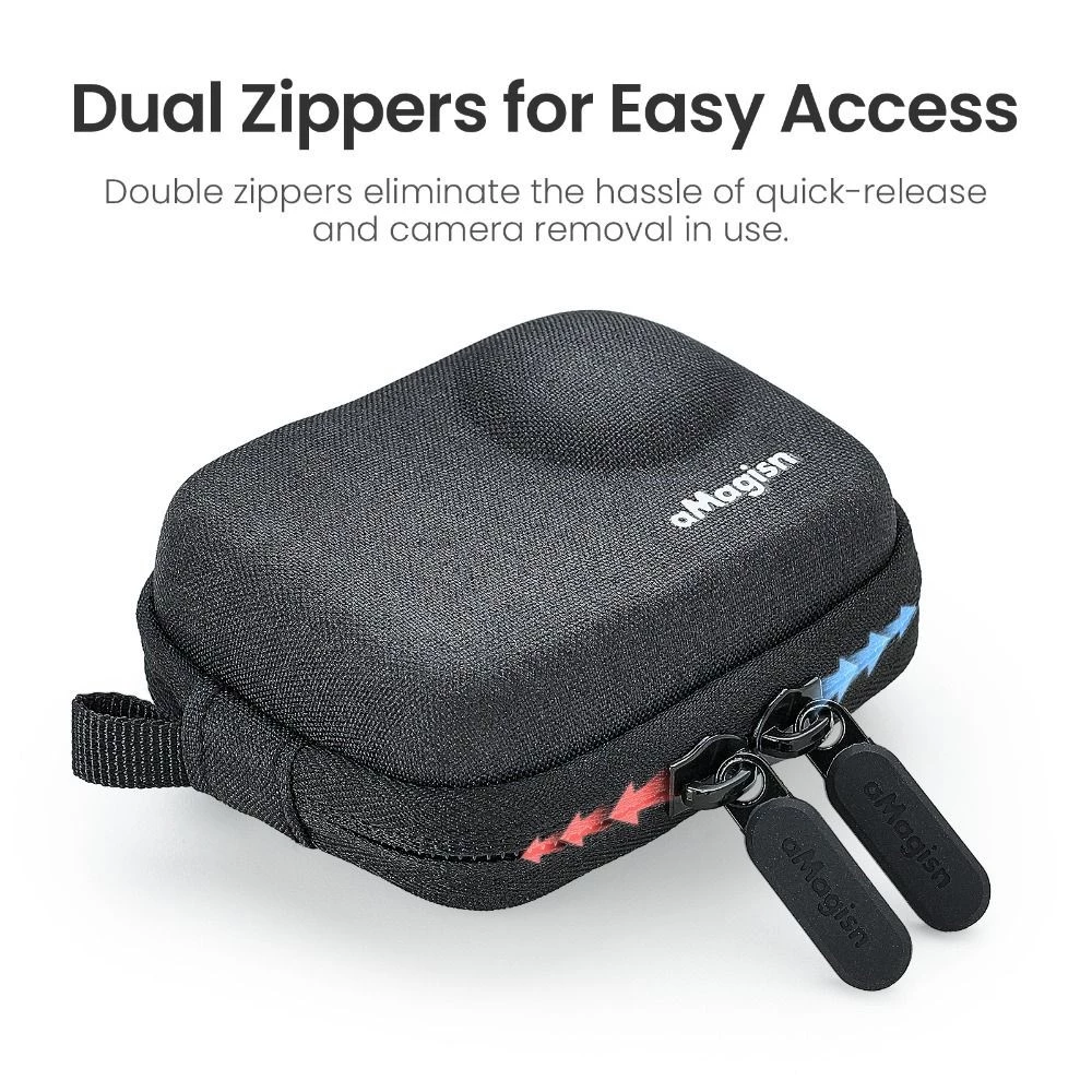 HOLIZZY กล้อง Mini Body Bag, ป้องกันกันกระแทก, แบบพกพาน้ําหนักเบา Organizer สําหรับ Insta360 GO Ultra อุปกรณ์เสริมสําหรับกล้อง thumbnail 8