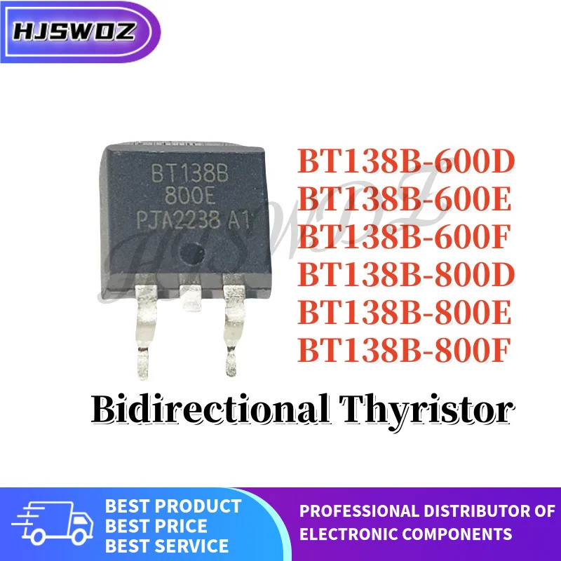 1-5PCS BT138B-600E BT138B-600D BT138B-600F BT138B-800D BT138B-800E BT138B-800F TO-263 Field Effect ท