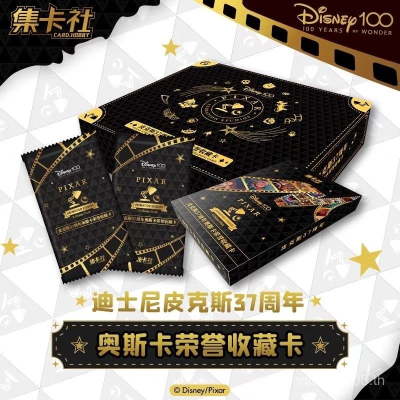Jikashe ของแท้ที่ได้รับอนุญาต Disney Pixar 37th Anniversary Collection Card Mystery Box Toy Story RU
