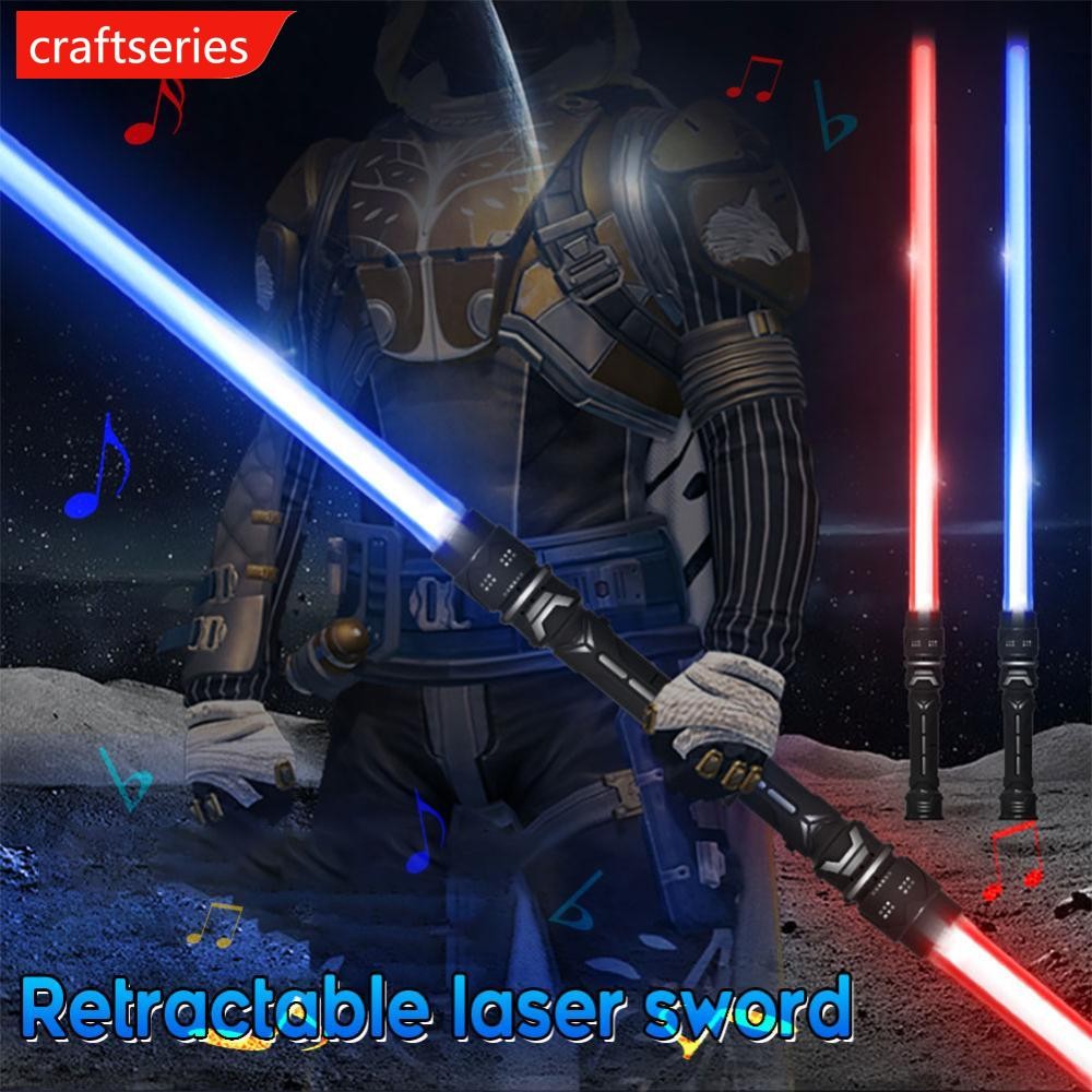 CSE Star Wars Lightsaber Force Dueling แบตเตอรี่ขับเคลื่อนเสียงโลหะ Handle คอสเพลย์ Luminous ของเล่น