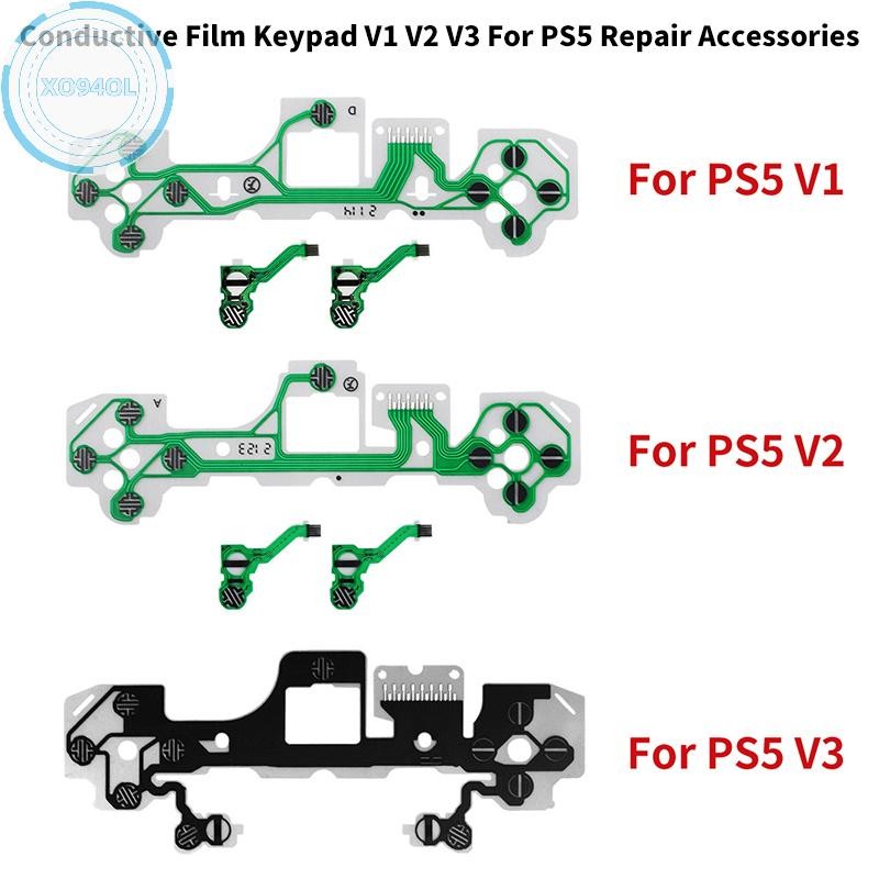Xo94ol Original สําหรับ PlayStation 5 V1 V2 V3 Controller Conductive ฟิล์ม Flex Cable Circuit Board 