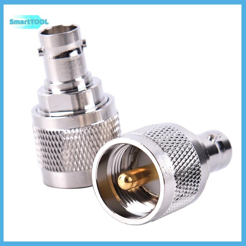 UTZN> PL259 UHF PLUG MAN TO BNC SOCKET หญิง RF Adapter ใหม่