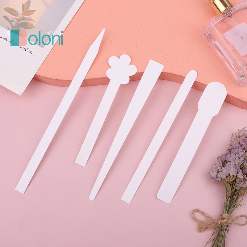 [Boloni] 100 ชิ้น/ล็อตทดสอบรอบน้ําหอมทดสอบแถบทดสอบดอกไม้รูปร่างใหม่