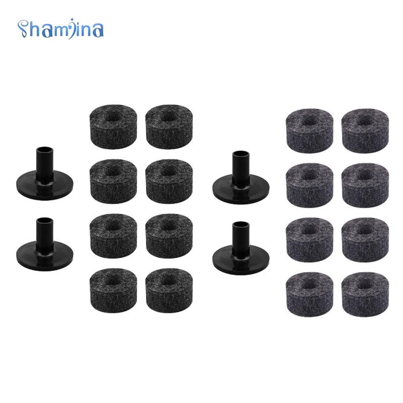 [Shamjina] 10 ชิ้น Cymbal อุปกรณ์เสริมทดแทน Cymbals Stand Felt Pads สําหรับแสดงการซ่อมแซม
