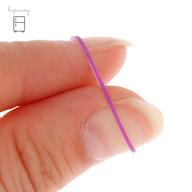 [bigrunng] 100 ชิ้นสีทันตกรรมวงยืดหยุ่นทันตกรรมจัดฟันยางรัด SG - รูปที่ 3