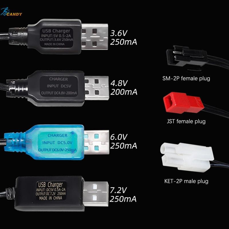 NDY 3.6V 4.8V 6V 7.2V NiMH แบตเตอรี่ USB Charger สําหรับ R/C Stunt Cars R/C รถบรรทุก R/C เรือ/R/C ถั