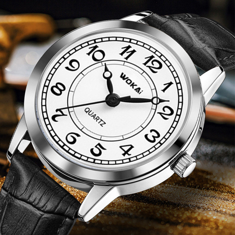 รุ่นใหม่ Wokai wokai นาฬิกาธุรกิจ นาฬิกาควอตซ์ นาฬิกากีฬา นาฬิกาเข็มขัดลำลอง นาฬิกาผู้ชาย