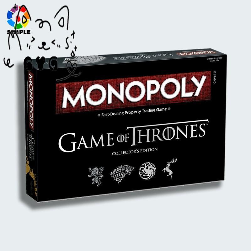 Game of Thrones Monopoly Board Game - English Edition