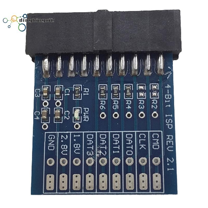 อะแดปเตอร์ใหม่ JTAG , ISP 4-BIT ISP REV 2.1 สําหรับ Easy Jtag Plus Box / เครื่องมือ ESAYJTAG