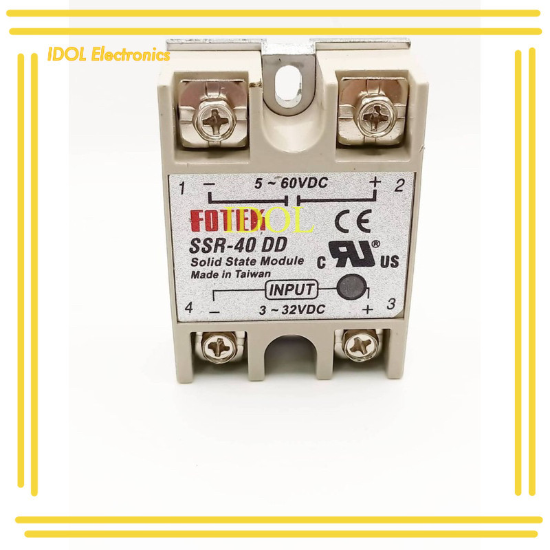 NEW แท้ ร้านในไทย 40DA Solid state relay SSR-40 AA โซลิตสเตตรีเลย์ AC-AC พรัอมฝาครอบdc- dc ของแท้