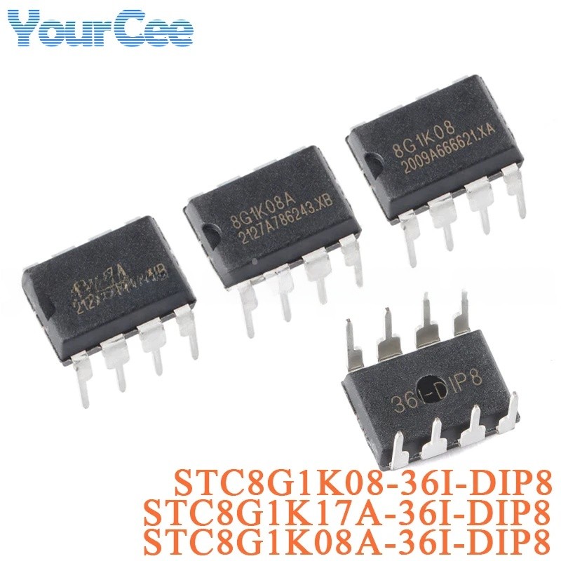 10pcs STC8G1K17A STC8G1K08A STC8G1K08 36I DIP8 ชิปเดียว IC Microcontroller Micro controller Micro co