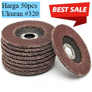 แพ็คเกจ (50) ชิ้น - กระดาษทรายซ้อน 320 ZX2902