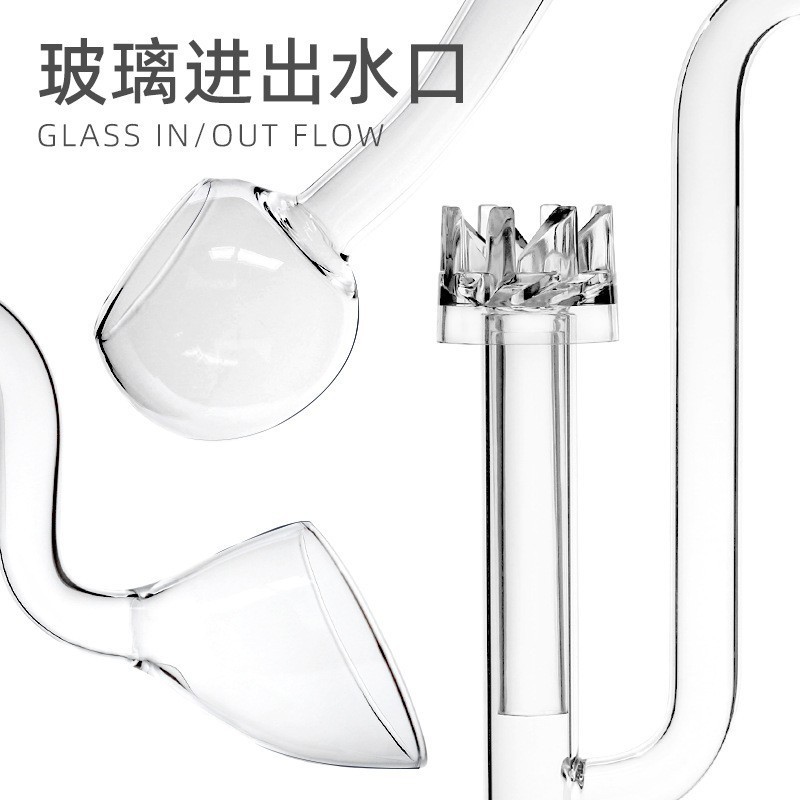 ตู้ปลาฟิล์มล้างไขมันแก้ว Inlet Outlet Aquarium Inlet Outlet ซีกโลก Inlet Outlet Lily Horn Inlet Outl