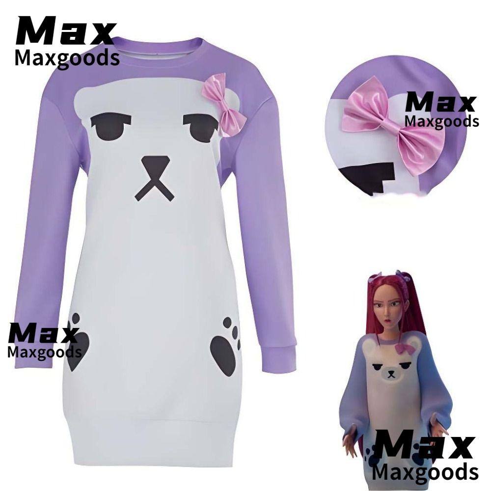 MAXG Kpop Demon Hunters เครื่องแต่งกาย ชุดคอสเพลย์ Rumi Demon Hunter และ Mira Girl Group Idol