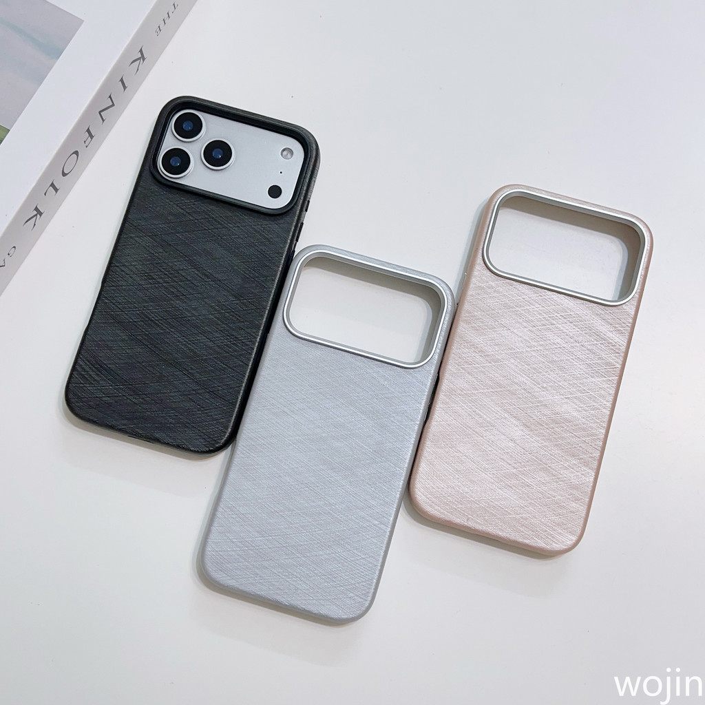 เคสหรูหราด้ายสีทองสําหรับ [iPhone17ProMax 16 15 14 13] | มิลค์กี้-เกรด ป้องกัน | สลิมฟิตและแม่เหล็ก
