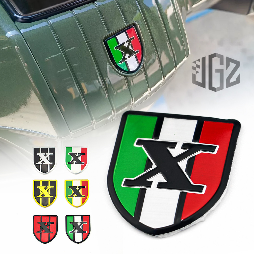 แผ่นสติ๊กเกอร์สัญลักษณ์สําหรับ Lambretta X300 X200 X250 ป้ายอลูมิเนียมแผ่น X สติกเกอร์