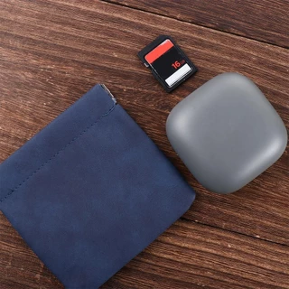 PEWANY Portable USB Data Cable Organizer Soft Memory Card Pouch Earphones Storage Bag Protective Sleeve Key Bag Coin Purse Anti-Dust Credit Card Holder Case Shockproof Earbuds Storage Bag/Multicolor