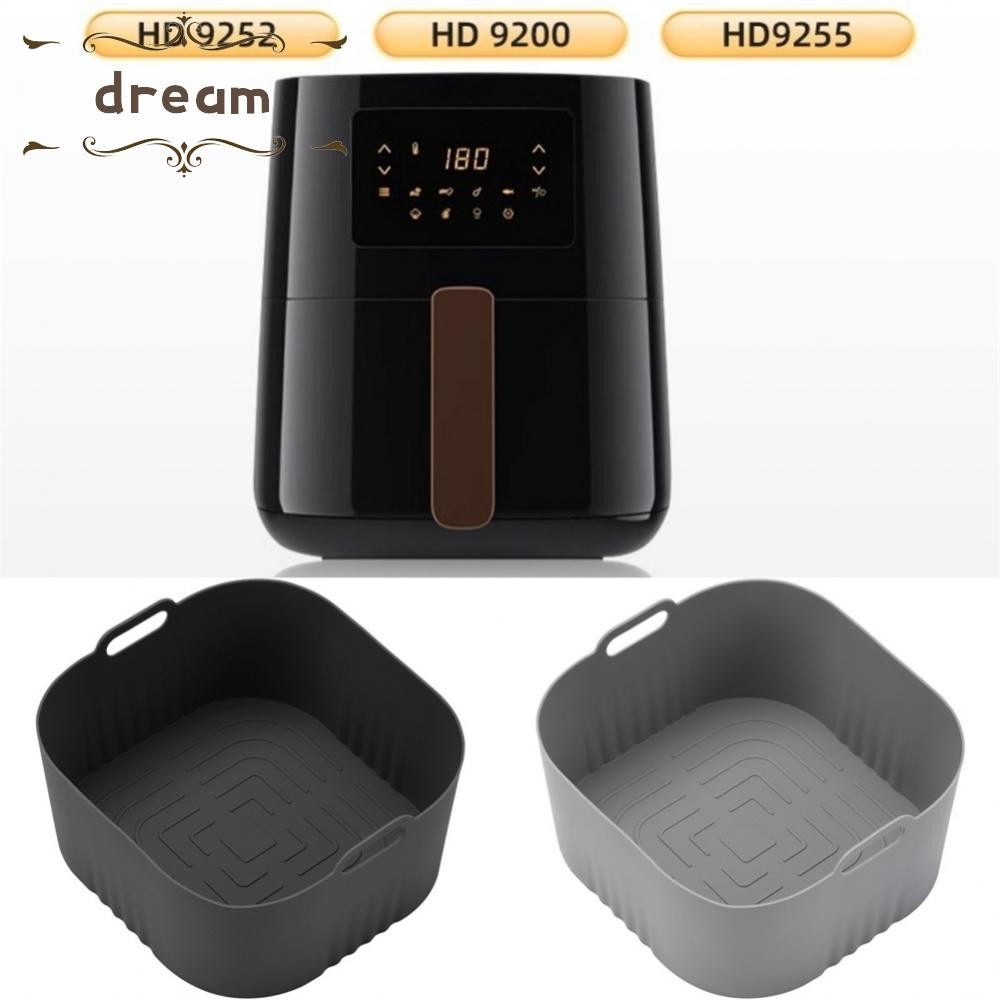 2 ชิ้นซิลิโคน Air Fryer Liner ตะกร้าไม่ติดสําหรับ HD9252 HD9200 HD9255