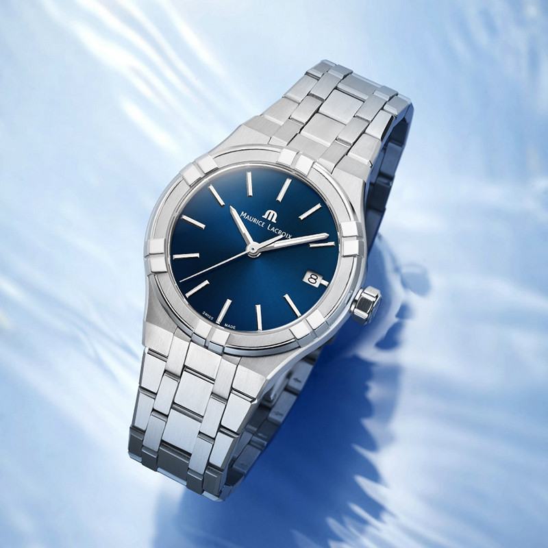 [ผลิตภัณฑ์ใหม่] Maurice Lacroix Swiss Amy สายสแตนเลสธุรกิจแฟชั่นสุภาพสตรีนาฬิกาควอทซ์