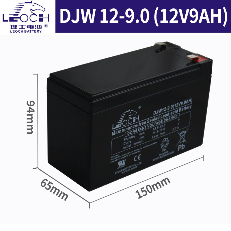 Rich แบตเตอรี่ 12V9AH Lead Acid Maintenance-Free UPS Power Audio Electronic Scale Fire รถของเล่น DJW