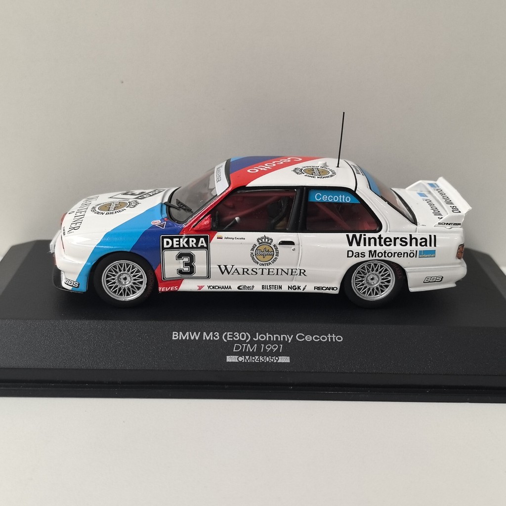CMR 1/43 BMW M3 E30 #3 1991 BMW Racing Model Alloy Real Shooting ไม่คืนเงินได้ Non-Exchange จัดส่งฟร