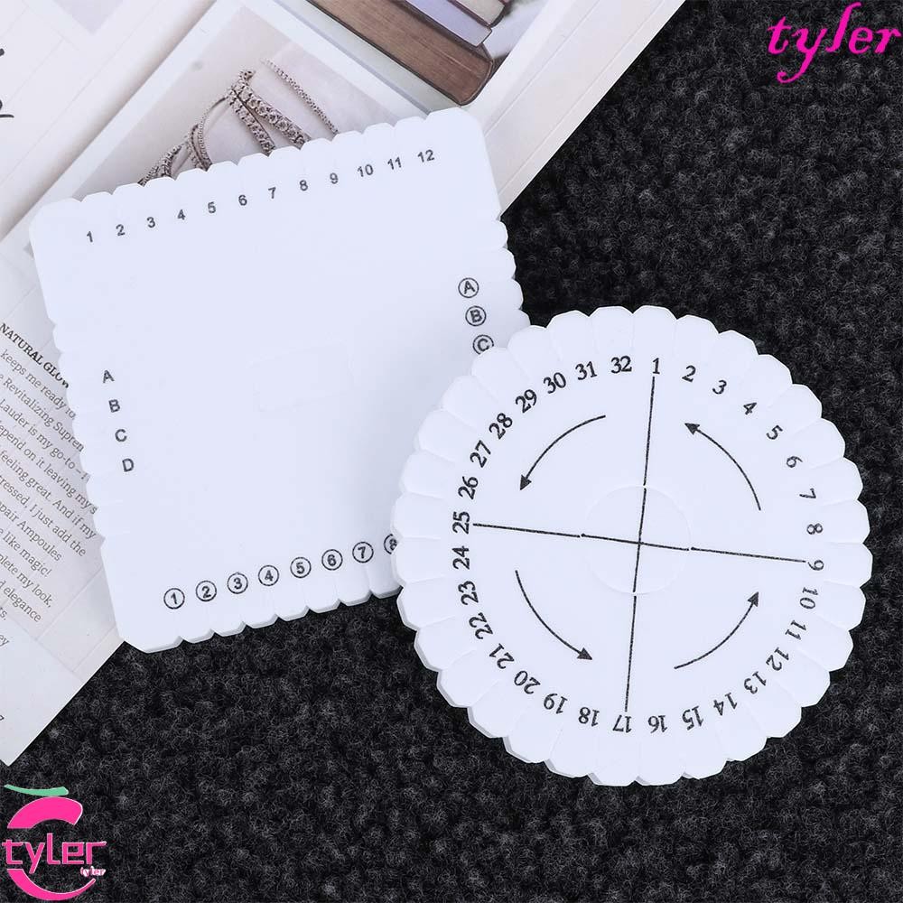 TYLER เย็บ Braiding Disc/Disk DIY แผ่นถัก Kumihimo เครื่องประดับออกแบบ Board
