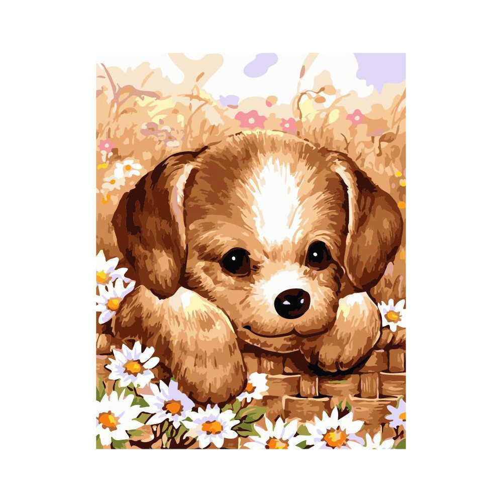 DADA DQ2 สัตว์ 40x50 ซม.Diy ภาพวาดสีน้ํามันสีตามหมายเลข framelescombo กล่อง dw PA4