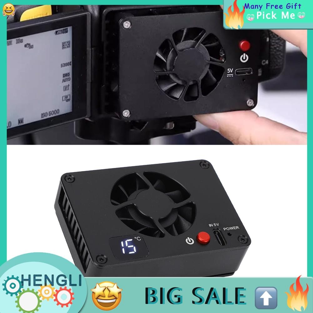 Hengli Hengli Yunseity กล้องระบายความร้อนพัดลมสีดำ 12? 30? ระบบควบคุมอุณหภูมิภายนอกสำหรับ A7M4 ZVE1 