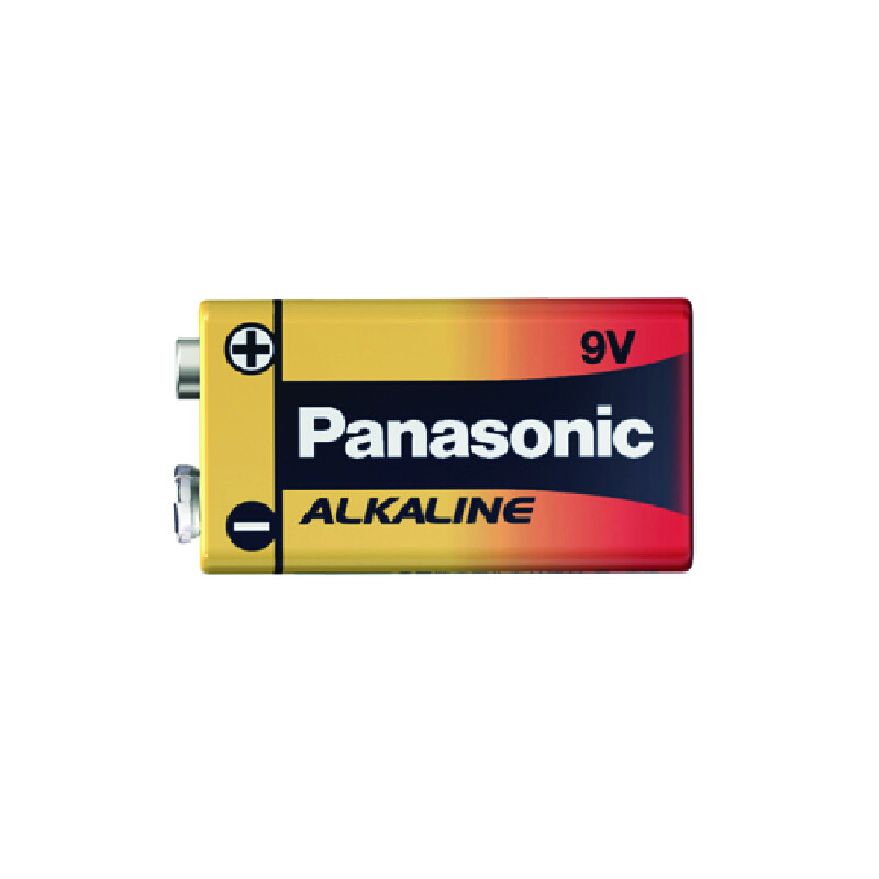 PANASONIC ถ่านอัลคาไลน์ รุ่น 6LR61T/1SL สีทอง ขนาด 9V (1 ก้อน)