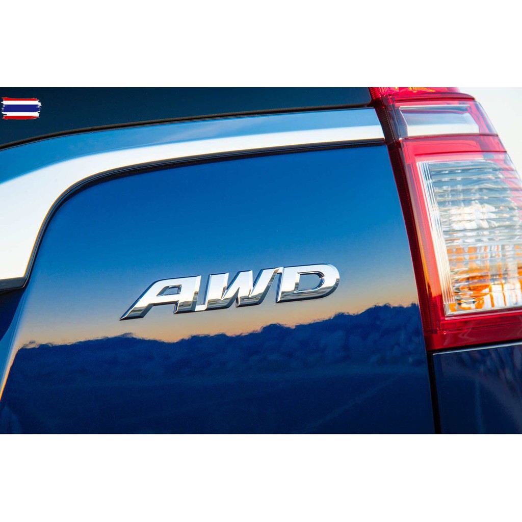 โลโก้ AWD CRV G5 2017-2022 ขนาด 15x2.5cm