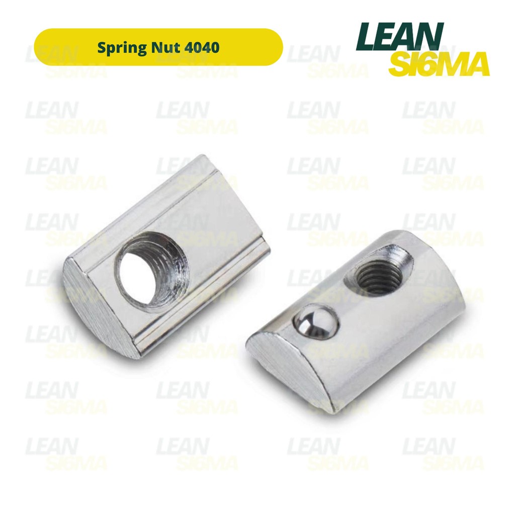 สปริงเลื่อน Ball T Nut Aluminium Profile Alu 4040 Series 40 Series
