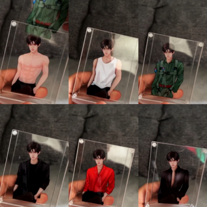 Yi Yang Qianxi Brother-like Dress-up Stand-up ยี่ห้อใหม่ Yi Yang Qianxi Zi Ge Feeling Dress-up Brand