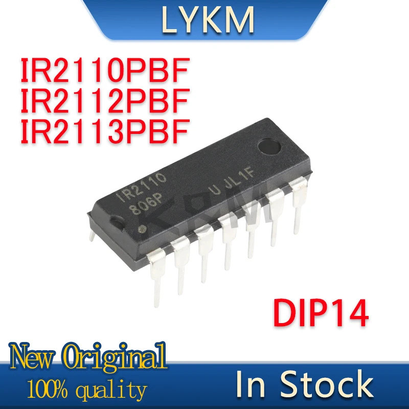 5/PCS ใหม่ Original IR2110PBF IR2110 IR2112PBF IR2112 IR2113PBF IR2113 DIP14 Full bridge drive circu