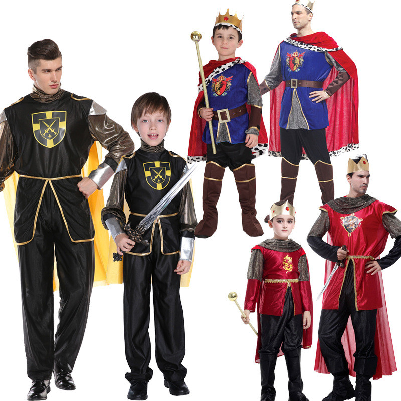 Children Prince King Clothes Dress Up Halloween COS Party เครื่องแต่งกาย King Prince Dress Up Readys