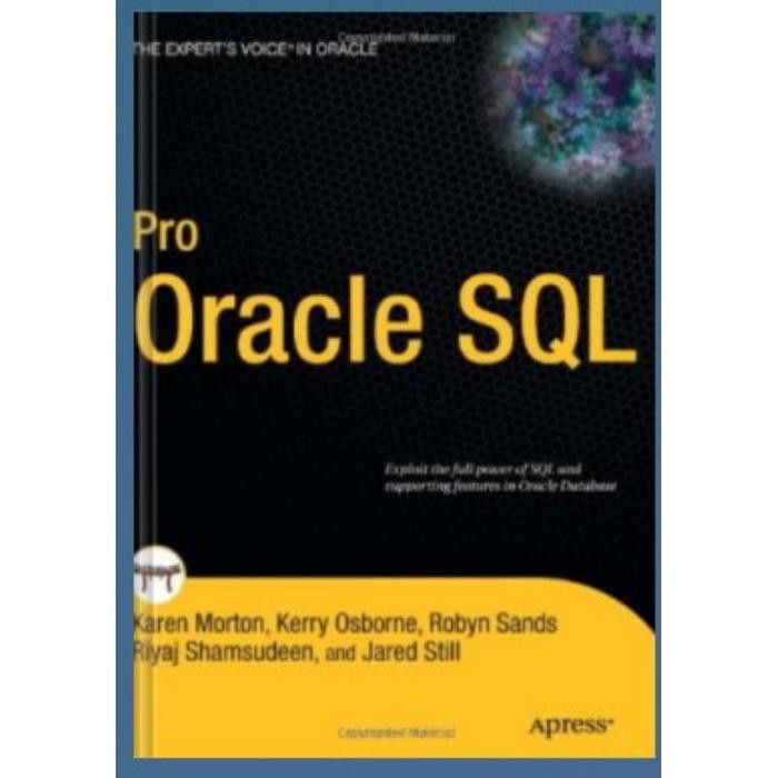 หนังสือทางกายภาพ BOOK Pro Oracle SQL (เสียงแห่งผู้เชี่ยวชาญใน Oracle)