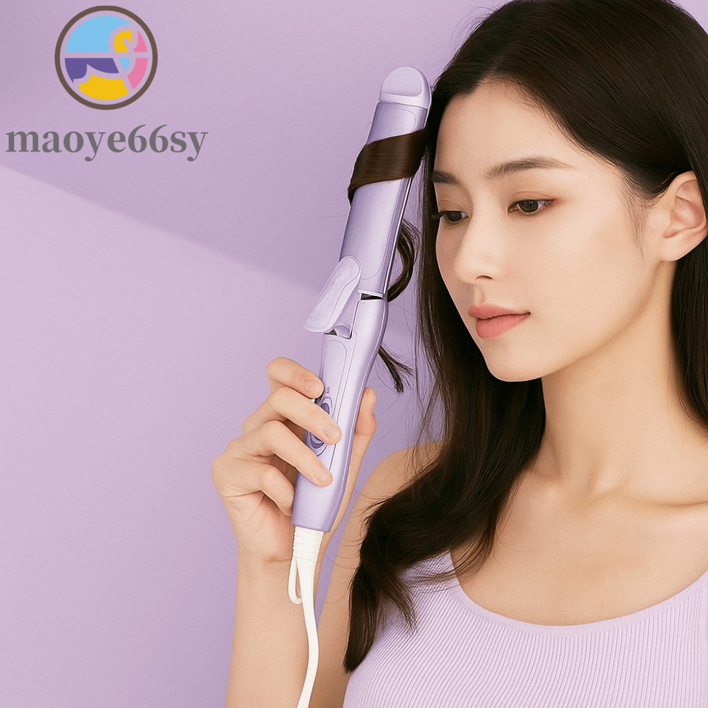 MAOYE66SY 2 in1 Curler Iron, Professional พลาสติกปลอกผม Straightener, Home Hair Curler Anti Scalding