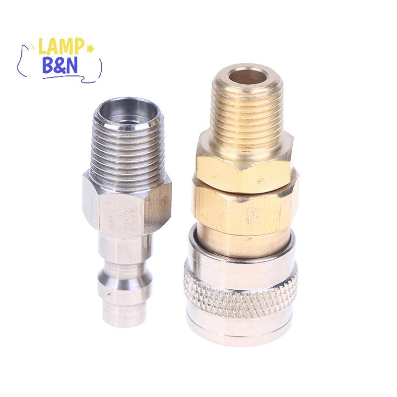[B&N] 1/8 NPT Thread American System Foster Quick Disconnect Coupler ปลั๊กตัวผู้ 22-2 หรือ 23-2 ข้อต่อหญิง 2202, 2302 [ใหม่]