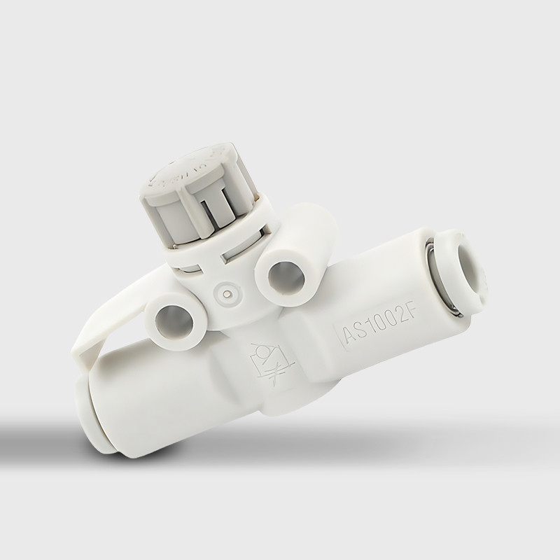 AS1002F อุปกรณ์นิวเมติก AS2002F วาล์วปีกผีเสื้อ AS2052F ข้อต่อด่วน AS3002F-06 08 ควบคุม
