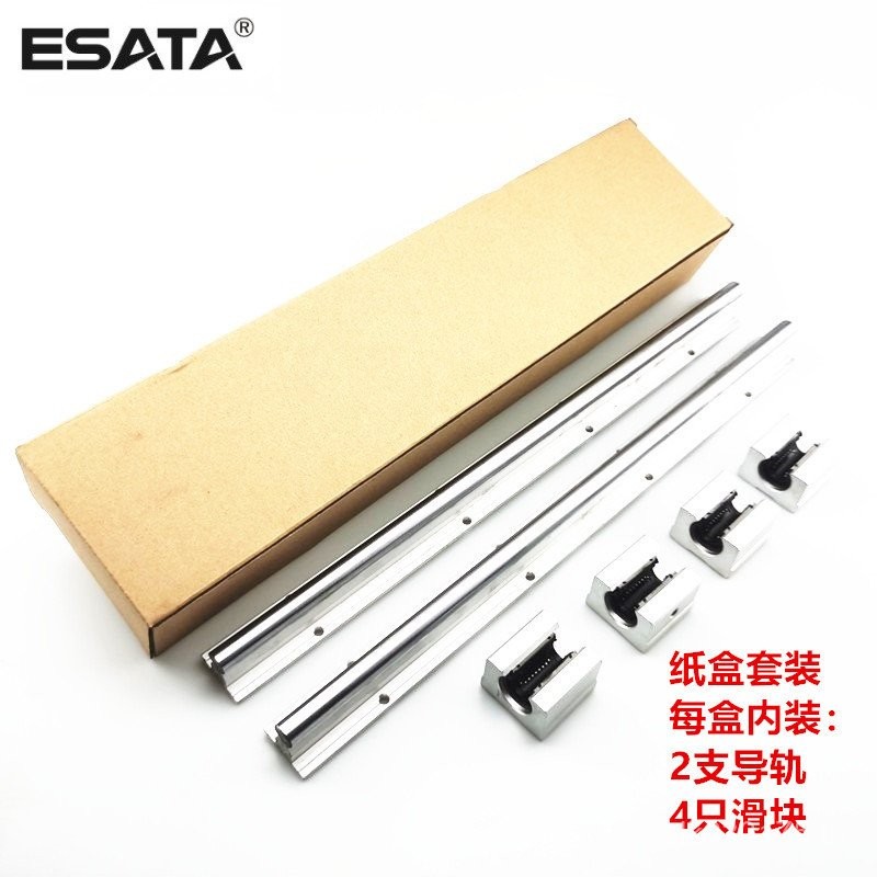 คู่มือราง SBR16SBR16 ชิ้นกล่องกระดาษขายร้อน + 26 ชิ้นชุดผสม SBR16UU รางกลม Cross-Border Slider 4 U7J