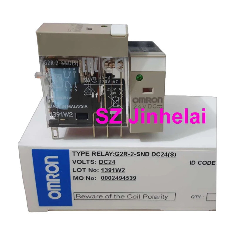 10 ชิ้นแท้ Original Omron G2R-2-SND SNI SNDI DC24(S) รีเลย์ G2R-2-SND(S) SNI(S) SNDI(S) DC24V