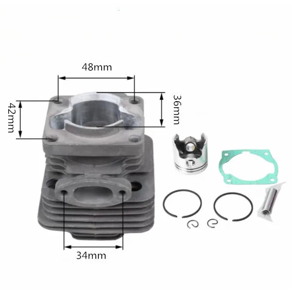 TL33/CG330 1E36F ชุดกระบอกเครื่องตัดหญ้า dia 36mm