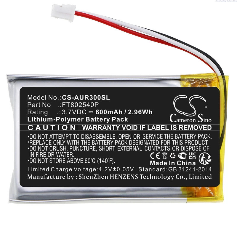 Cameron Sino 3.7V 800mAh เมาส์แบตเตอรี่ FT802540P สําหรับ ASUS ROG จักระ + เครื่องมือ
