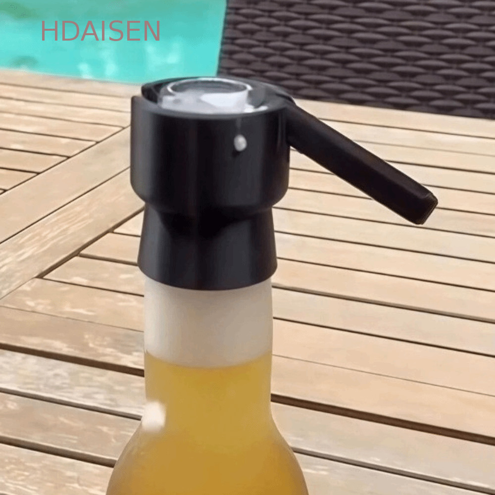 HDAISEN เครื่องเปิดฝาขวด, แปลกใหม่แบบพกพาคันโยกที่เปิดขวดเบียร์, Creative 3D พิมพ์ Universal Ergonomic เครื่องดื่มที่เปิดขวดห้องครัว