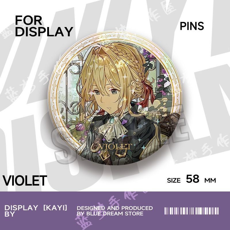 Violet Evergarden/Violet Evergarden สินค้า Violet Evergarden Badge/cuzr