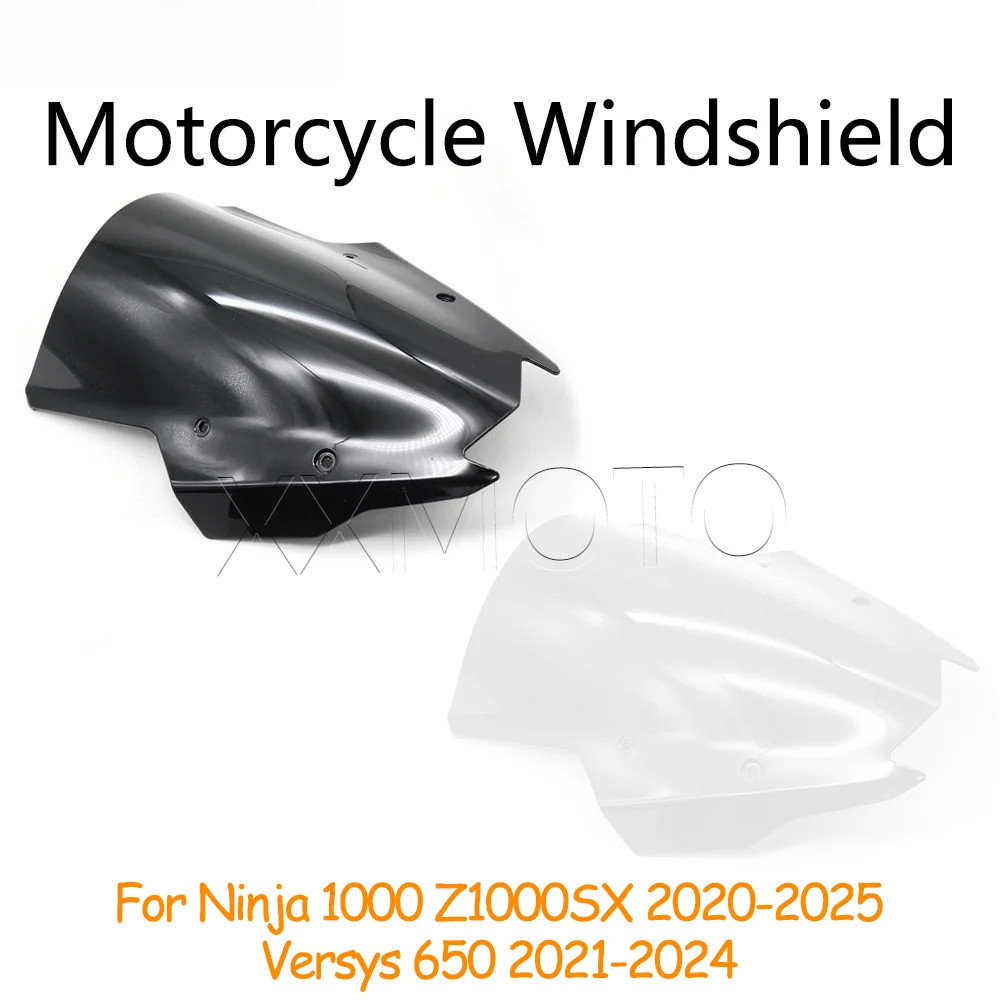 สําหรับ Kawasaki Ninja 1000 Z1000SX Z 1000SX 20-25 Versys 650 21-24 รถจักรยานยนต์ด้านหน้ากระจกกระจก 