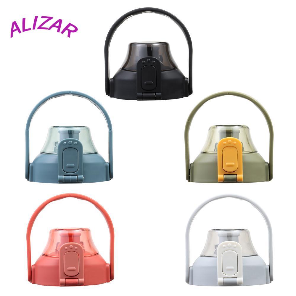 ALIZAR 1 ชิ้นขวดฝาปิด, Splash Proof Tumbber ถ้วยหมวก, Original พร้อมที่จับ Therms ขวดอุปกรณ์เสริมถ้วยฝาปิดสําหรับ 1000/1200/1500/1800ml